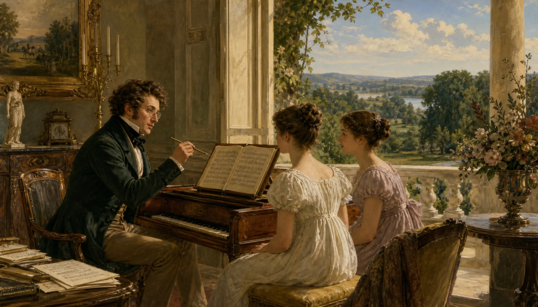 Schubert's two summers, and a battle