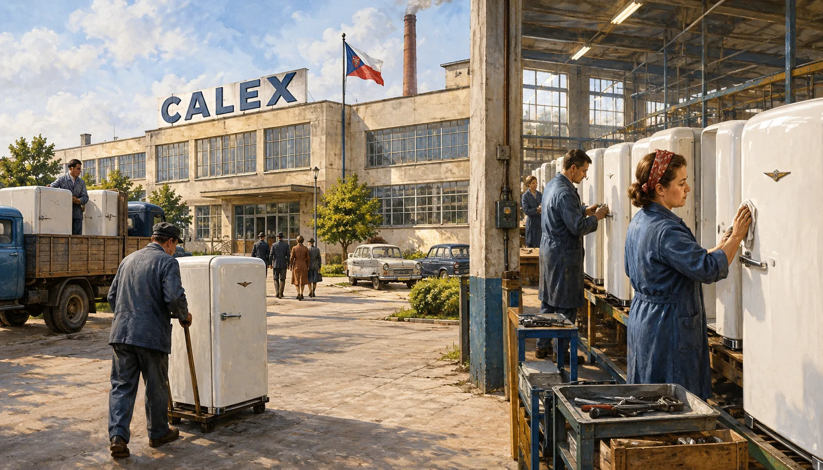 Calex: the town that made refrigerators