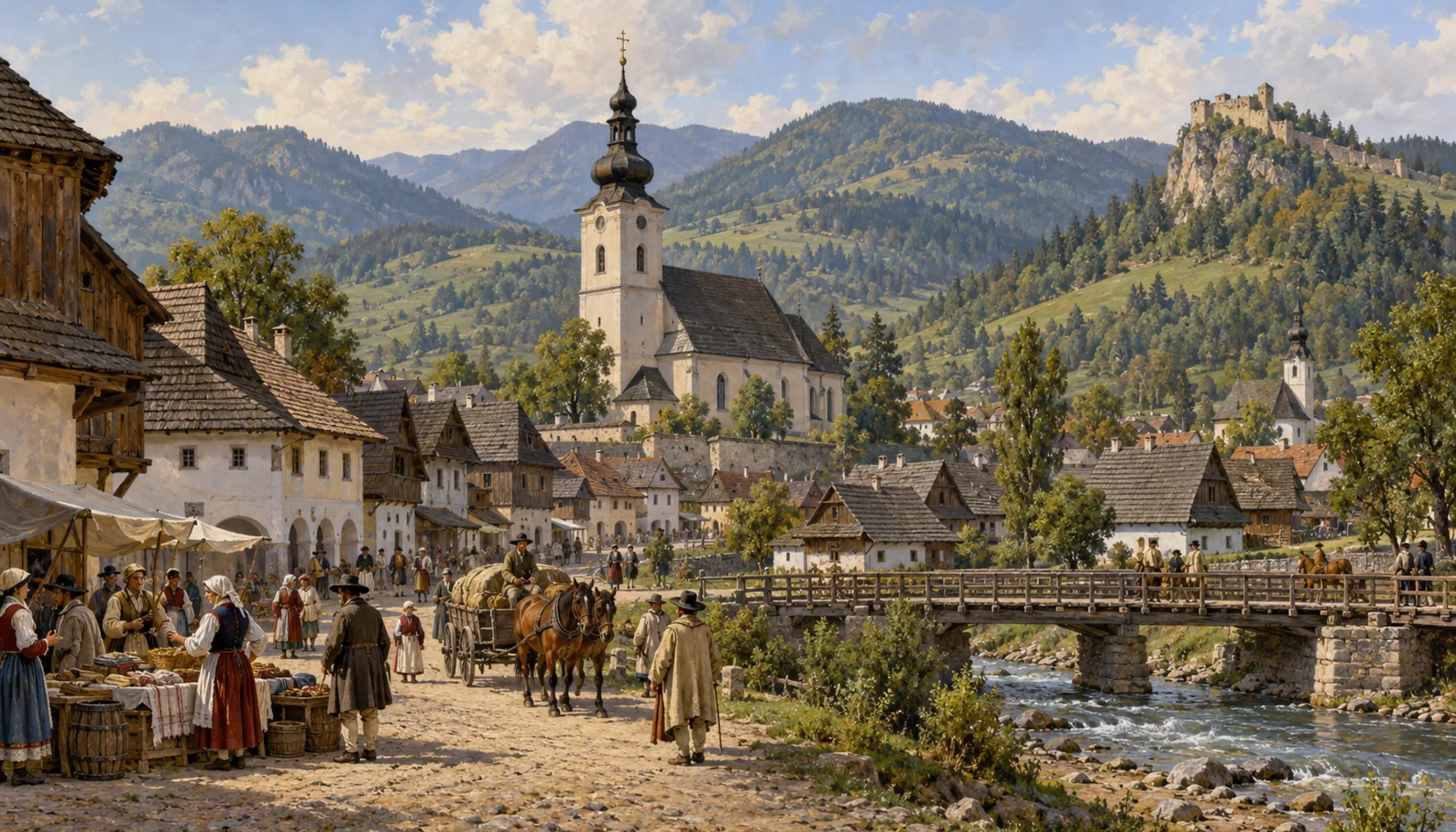 The words of the anthem were written by a boy from this town