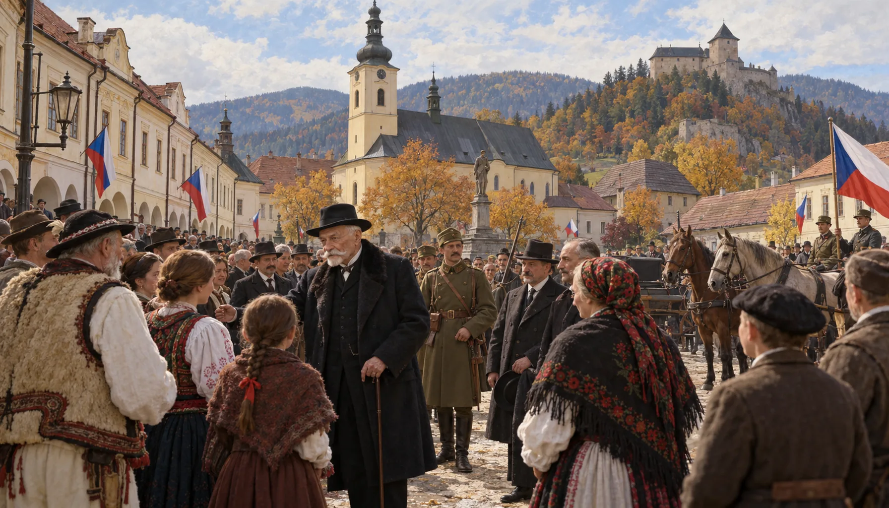 A district town in a new state