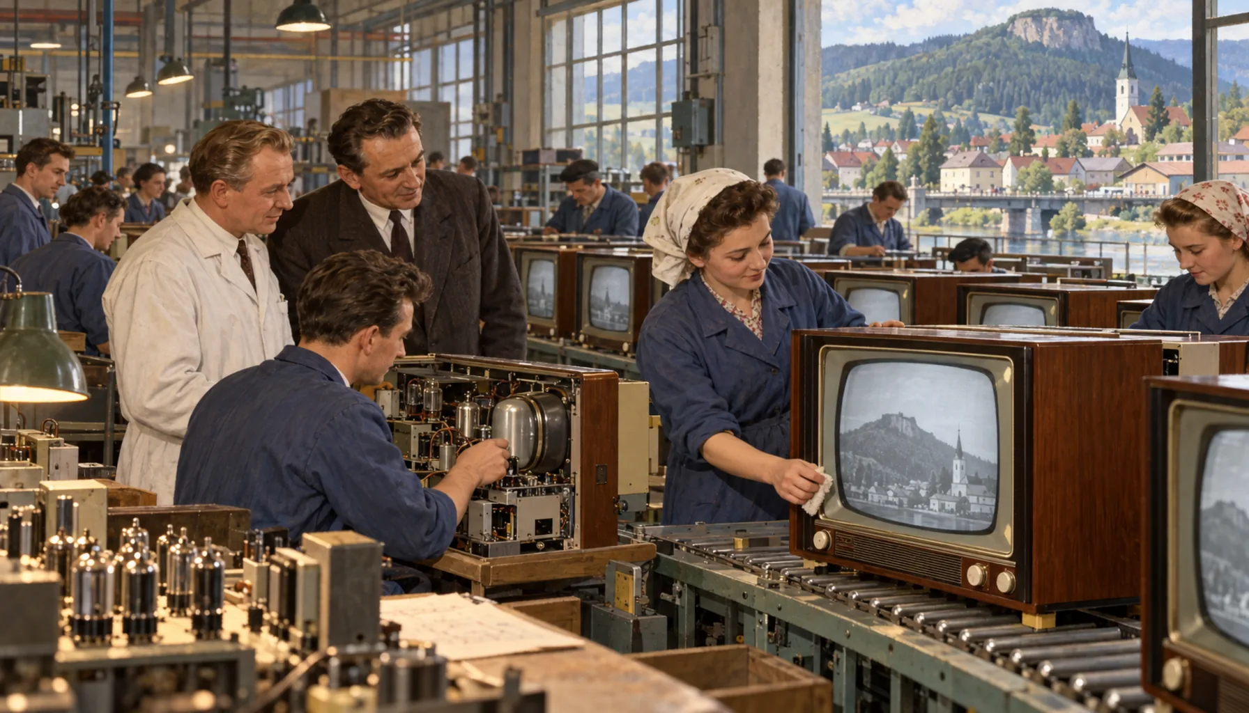 The village that made television