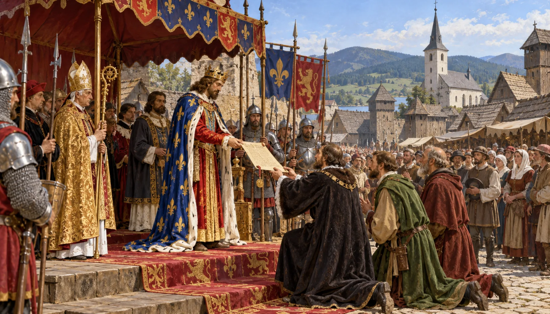 The privileges of a royal town