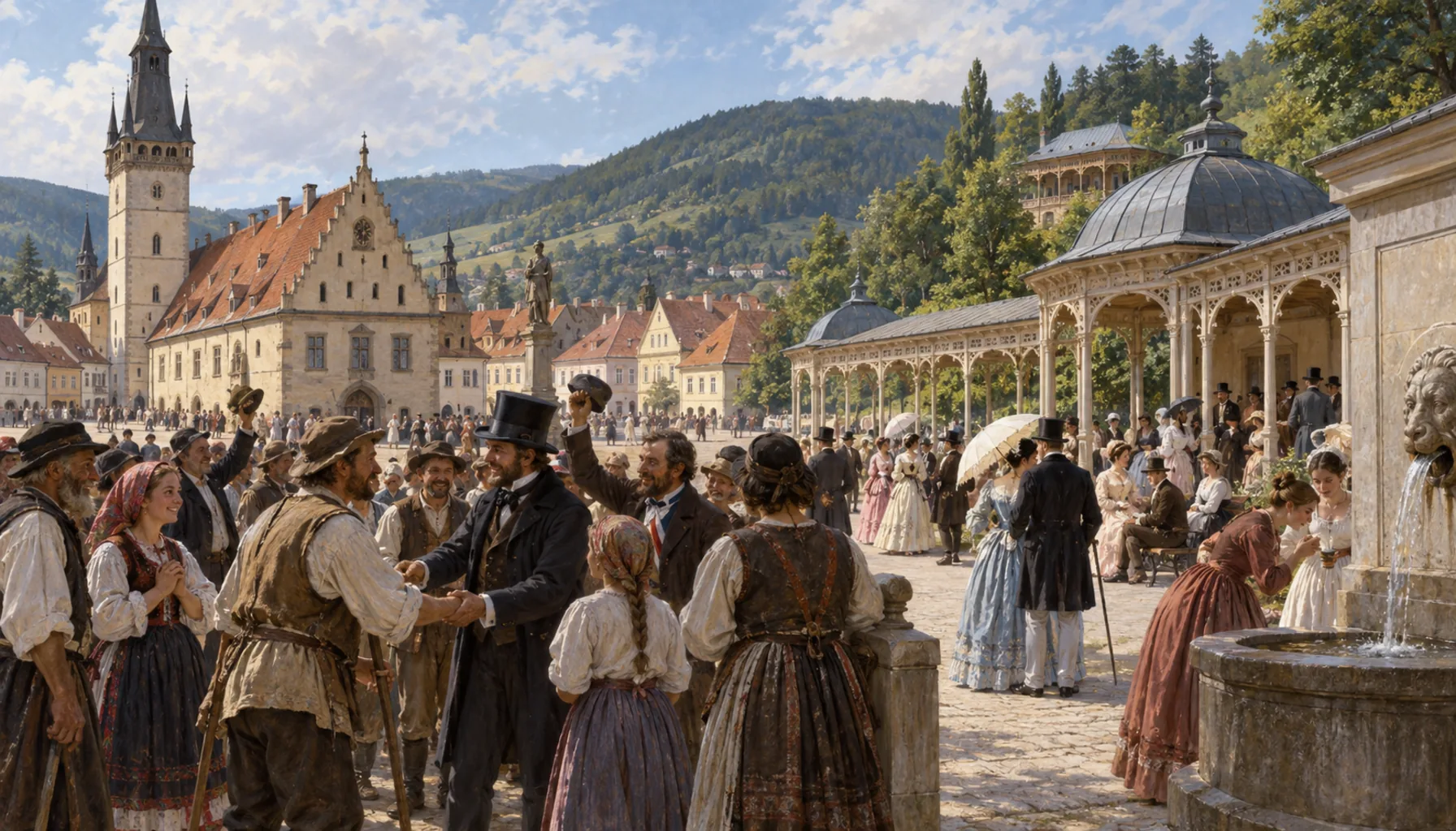 Serfdom ends, and the spa fills up