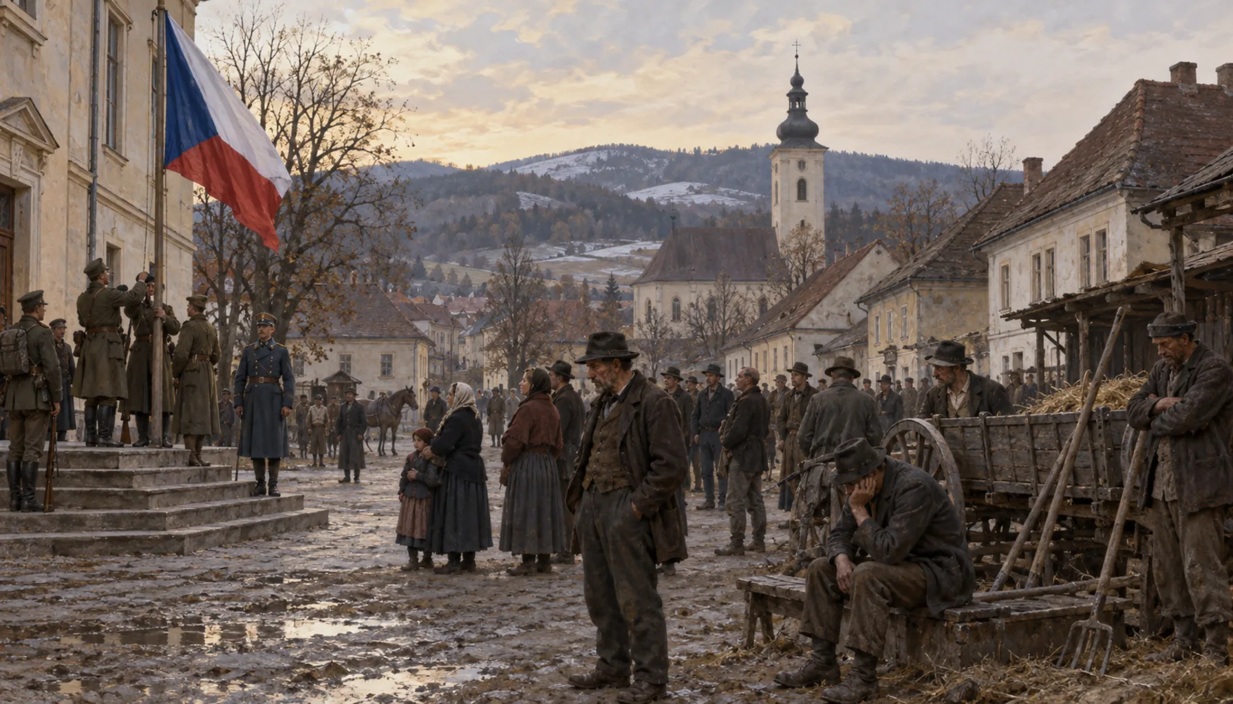 Czechoslovakia, and still no work
