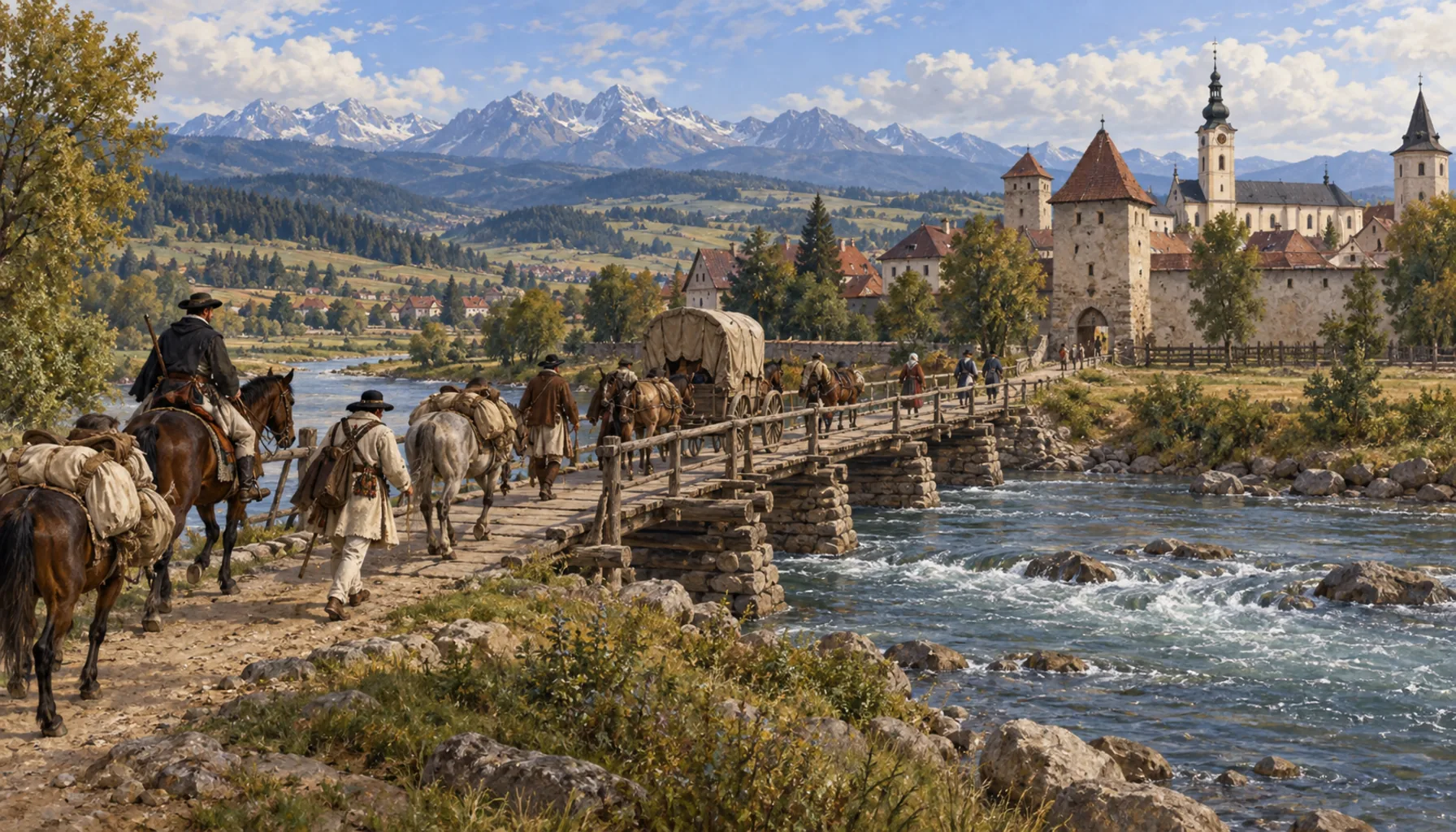 A crossing on the Poprad