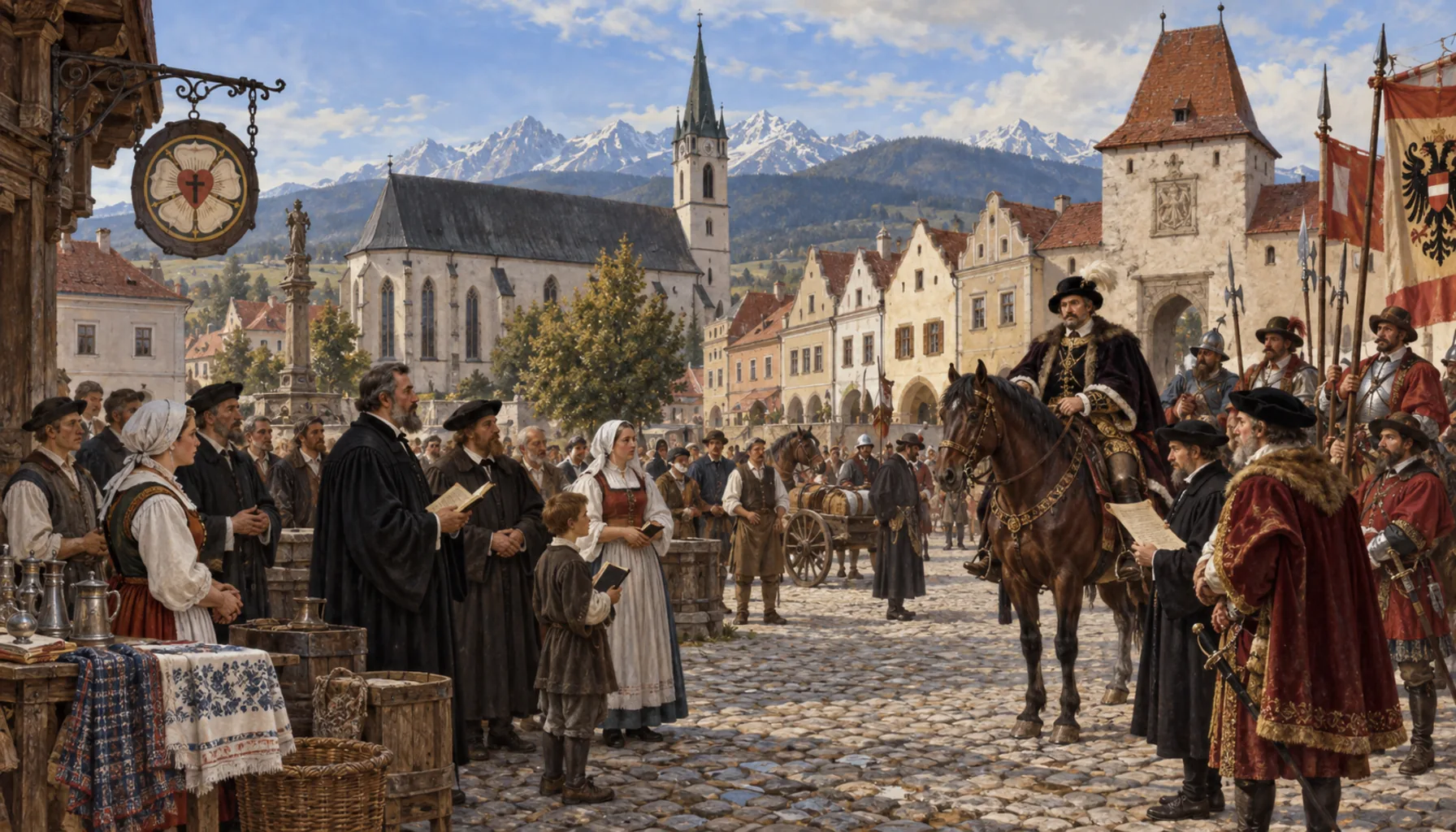 Lutheran town, unwanted lords