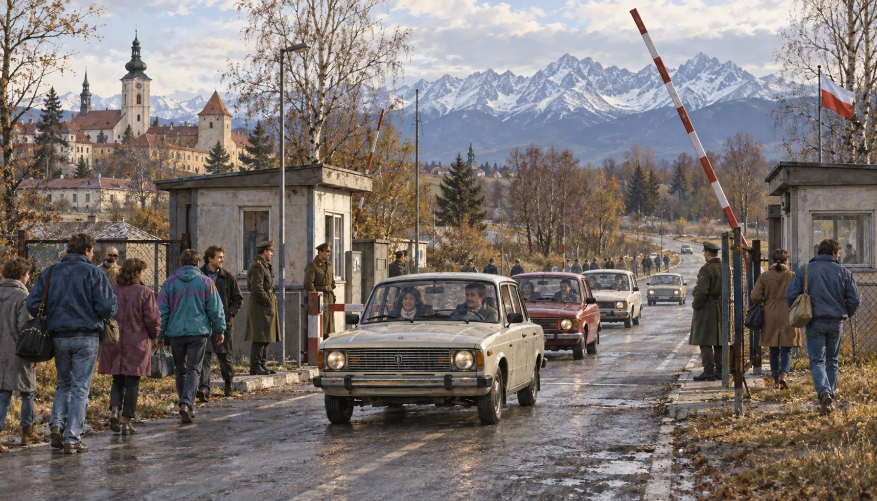 The border half an hour away opens