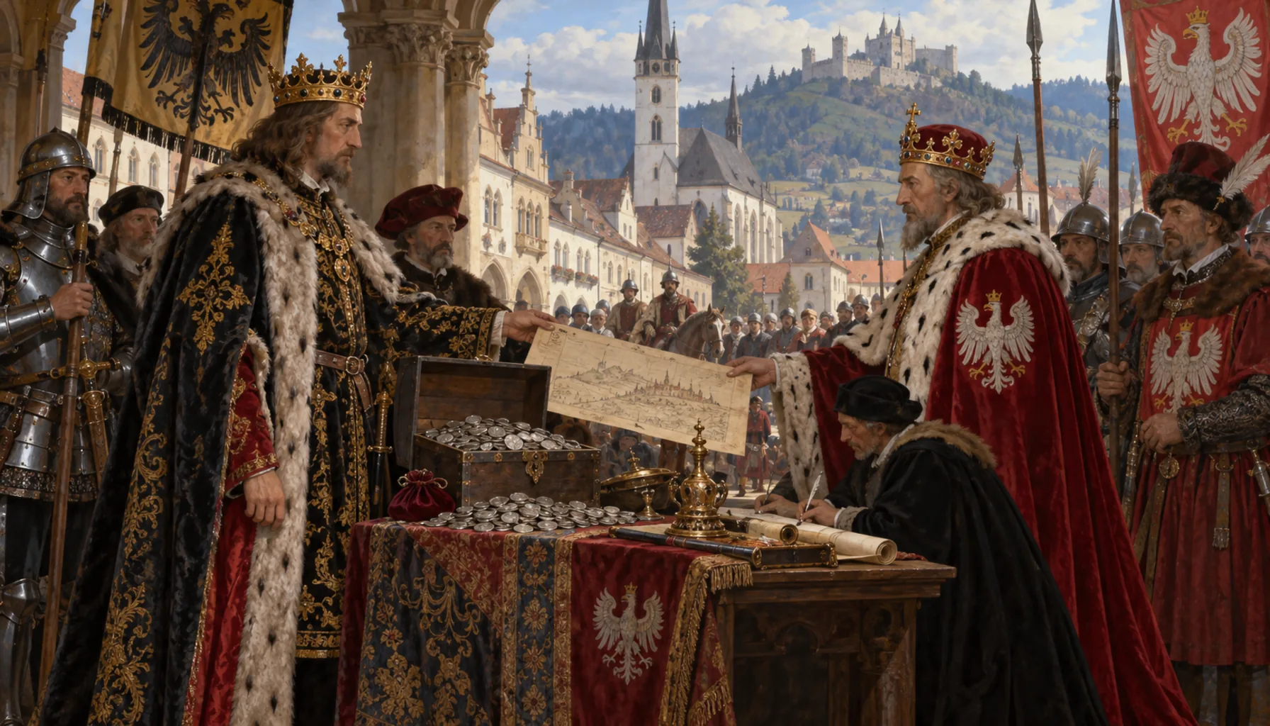 The king pawns half of Spiš