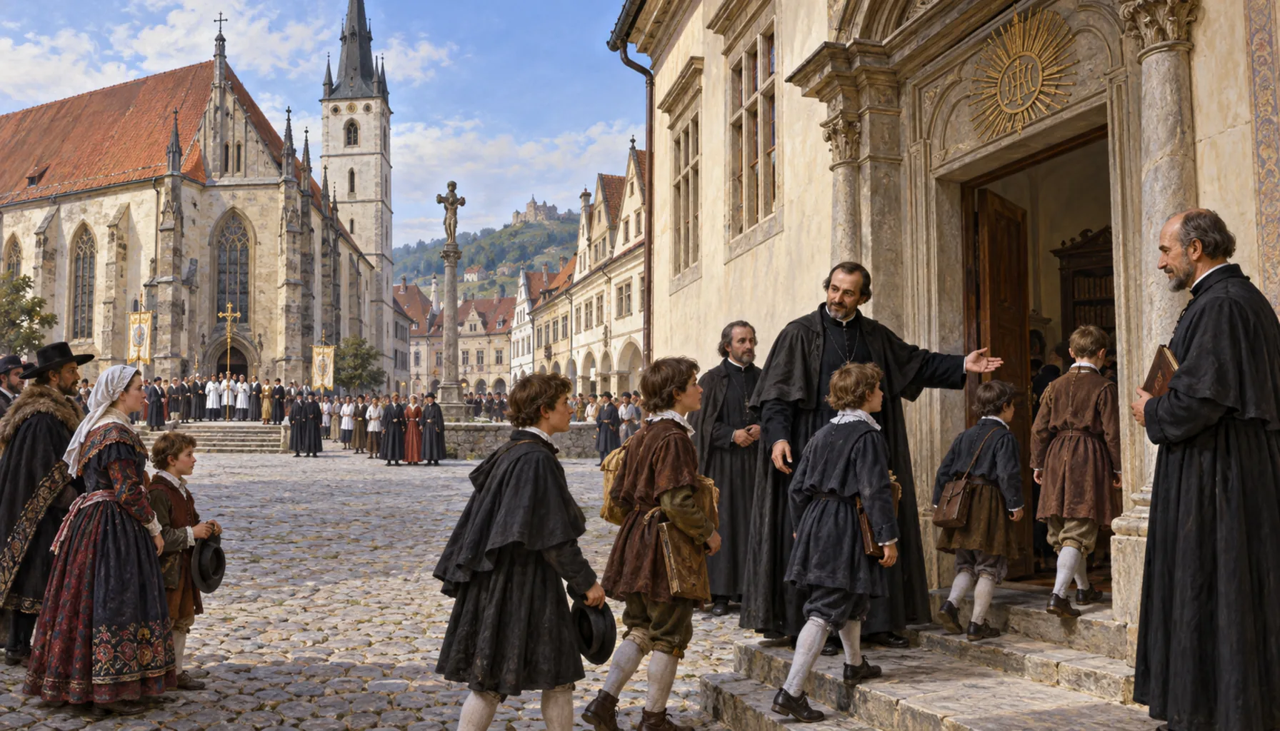 The Jesuits open a school