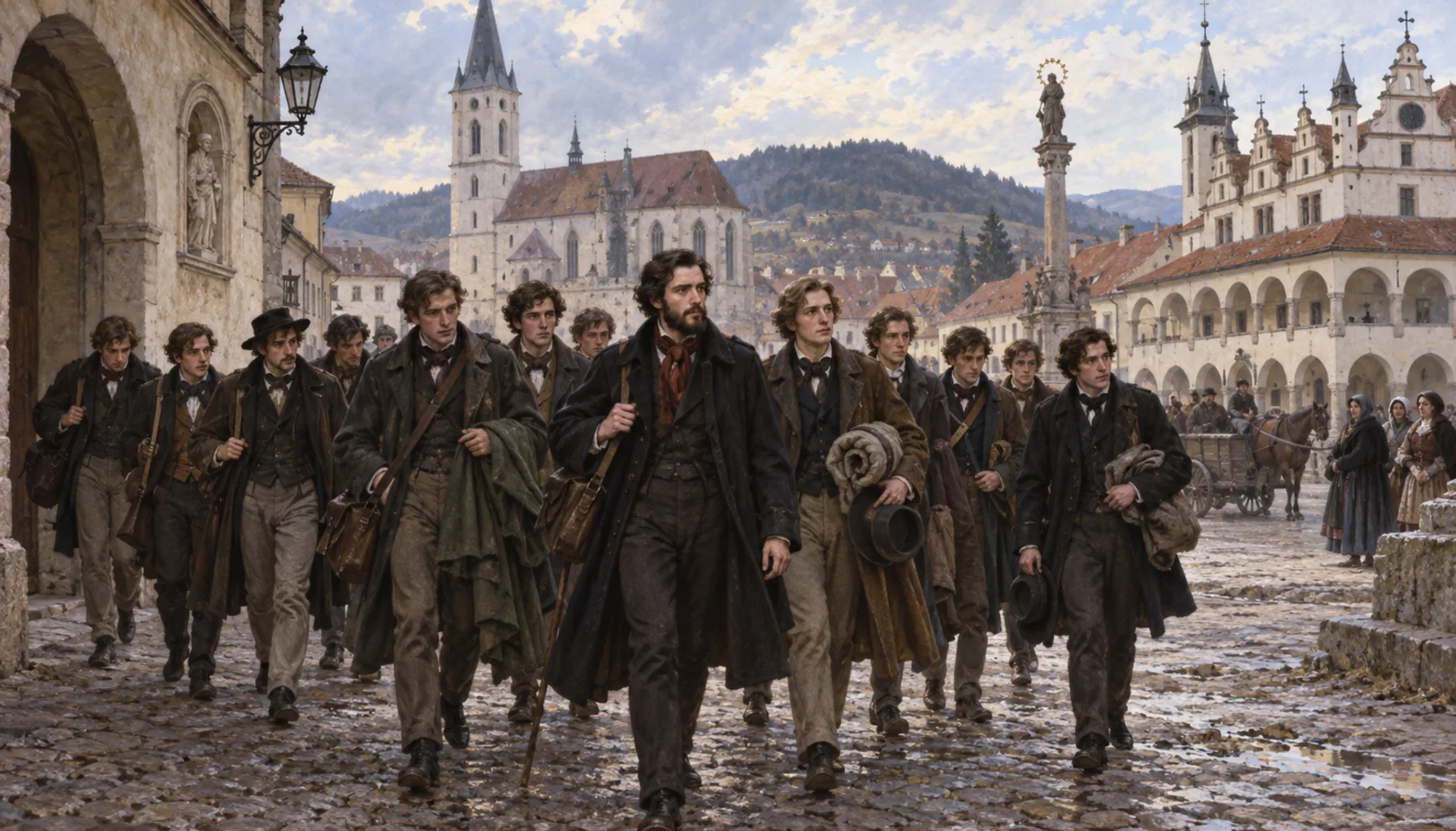 Twenty-two set out, thirteen arrived