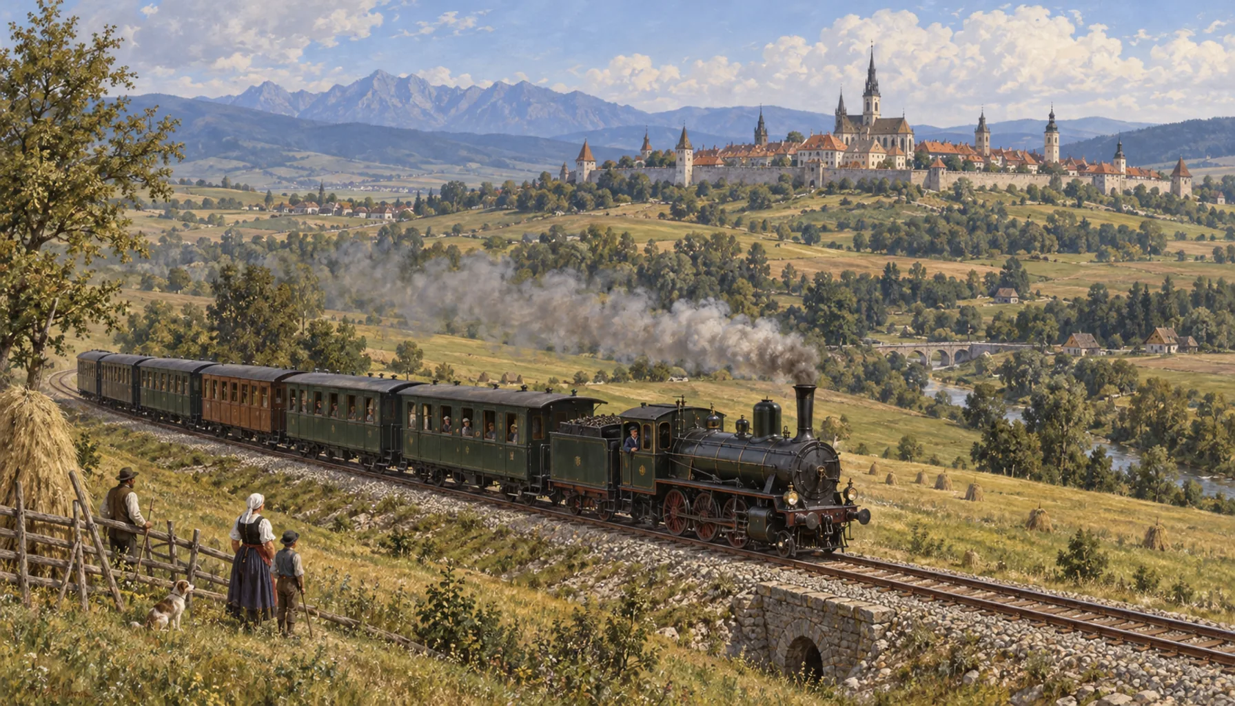 The railway that went past