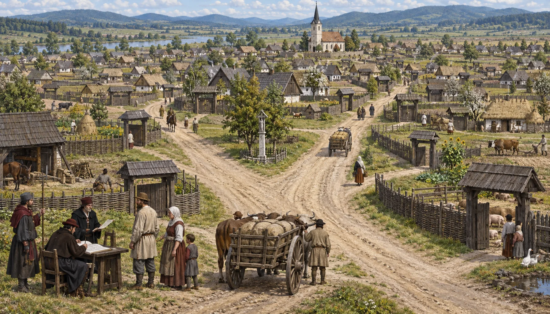 Eighty gates, and a road that forks