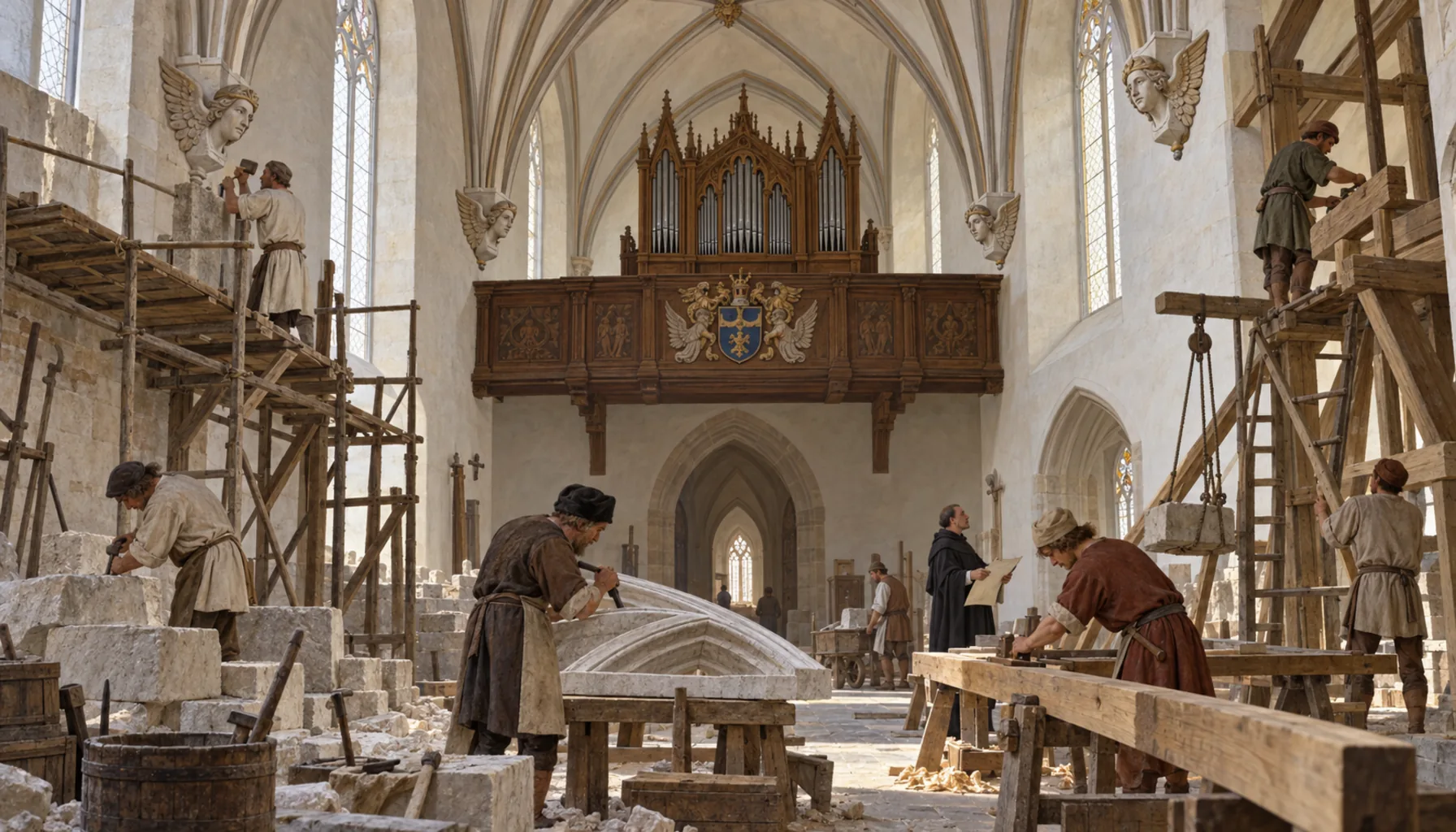 The Tarczays rebuild the church