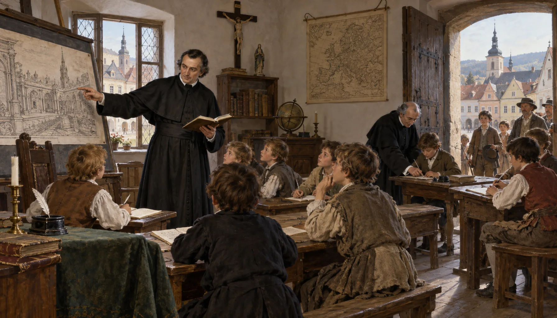 The Piarists take over the schooling