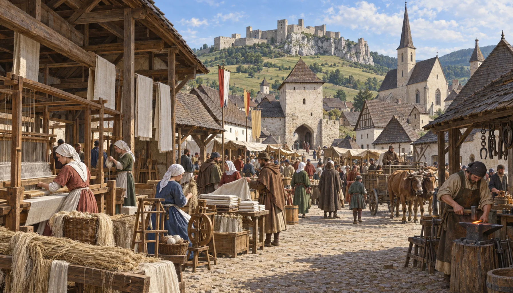 A town of guilds