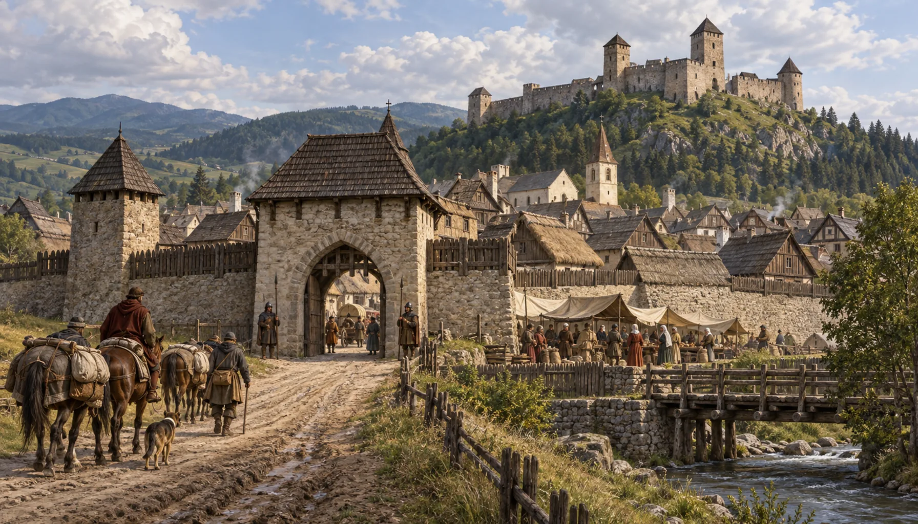 Libenow, and a customs gate