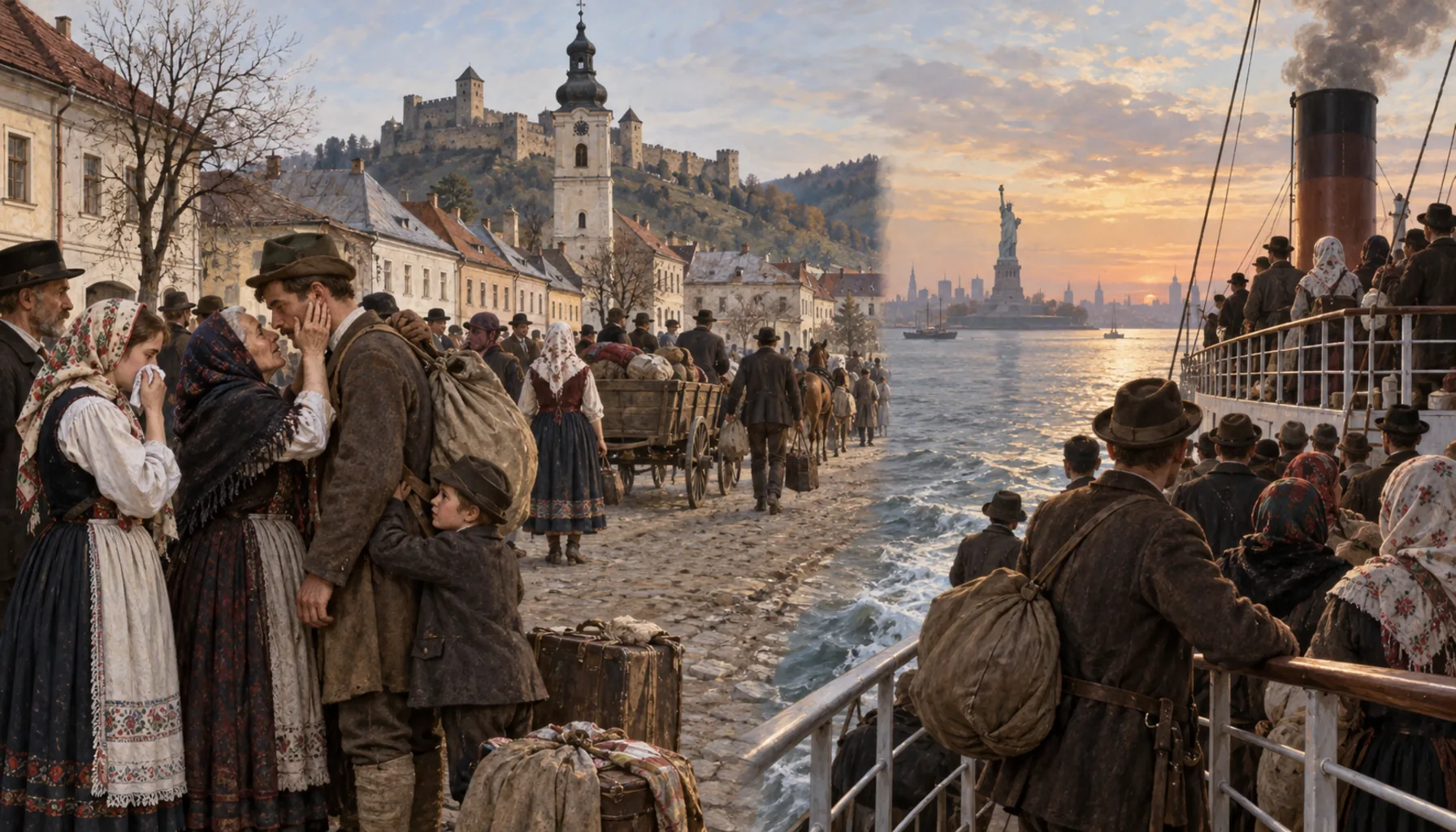 The boat to America