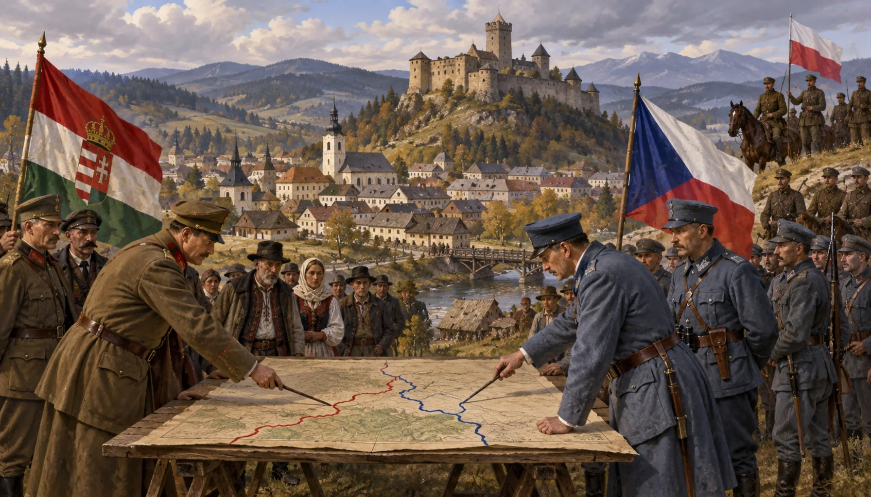 A new border, drawn twice
