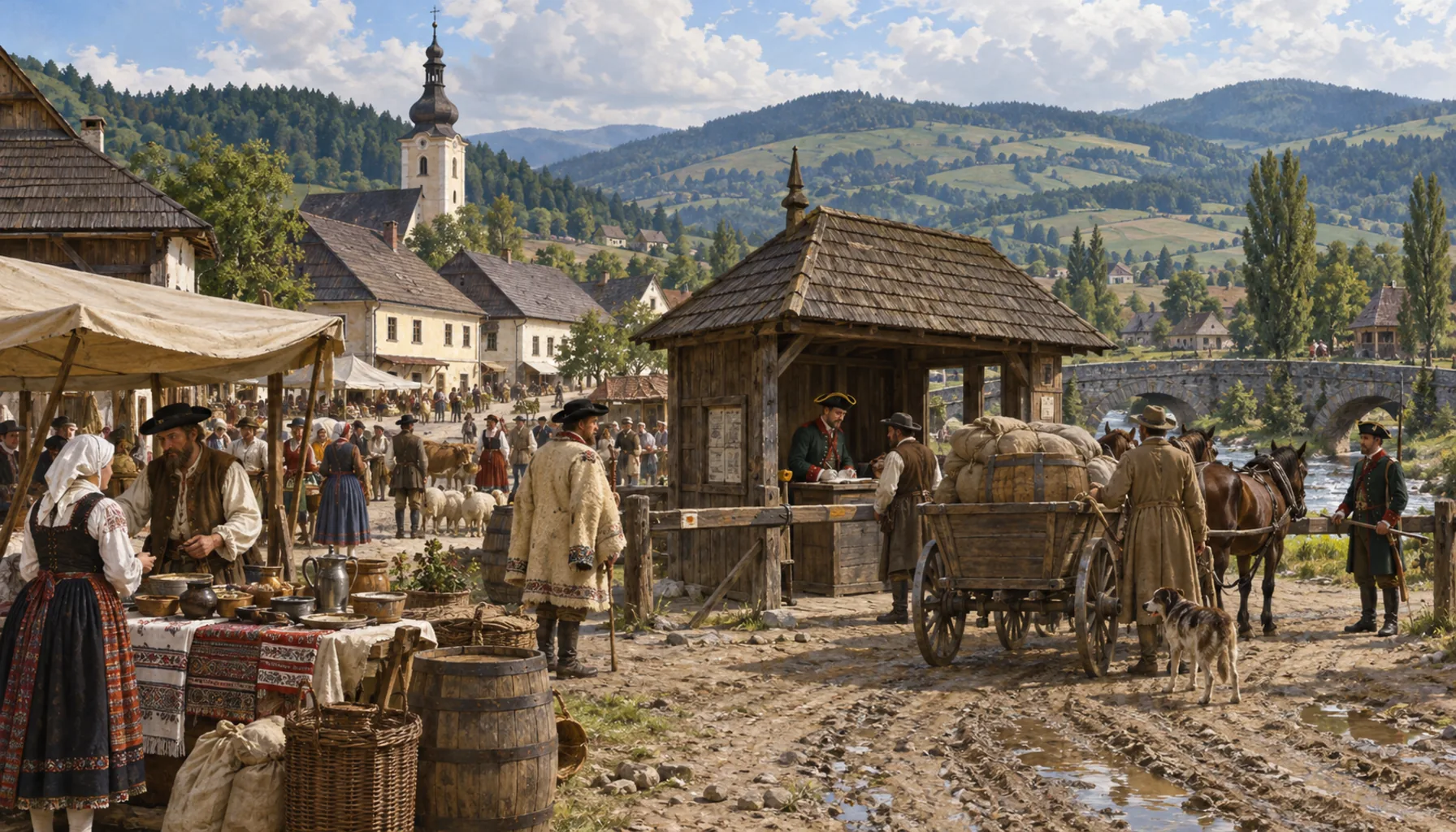 A market town the Ottomans never reached