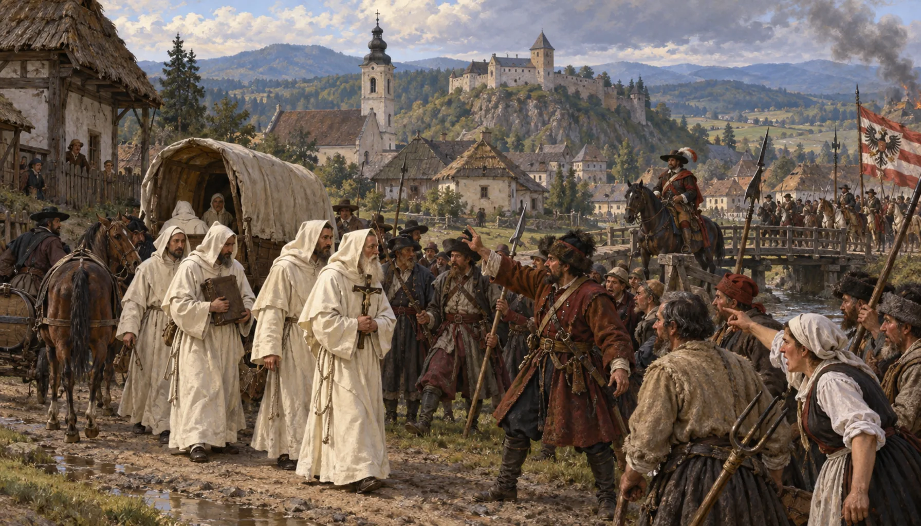 The Paulines arrive, and are driven out twice