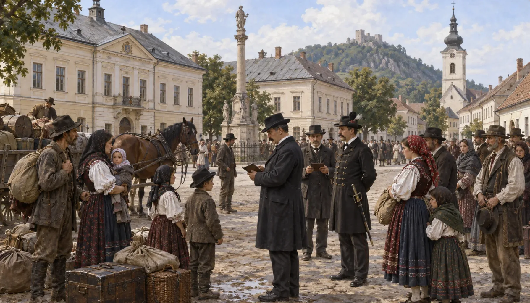 Counted in Hungarian, leaving for America
