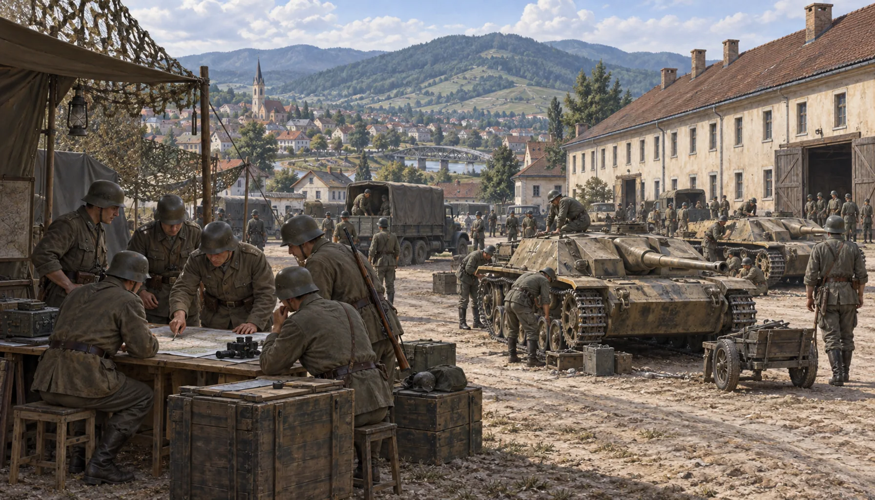 The army that was meant to open the passes