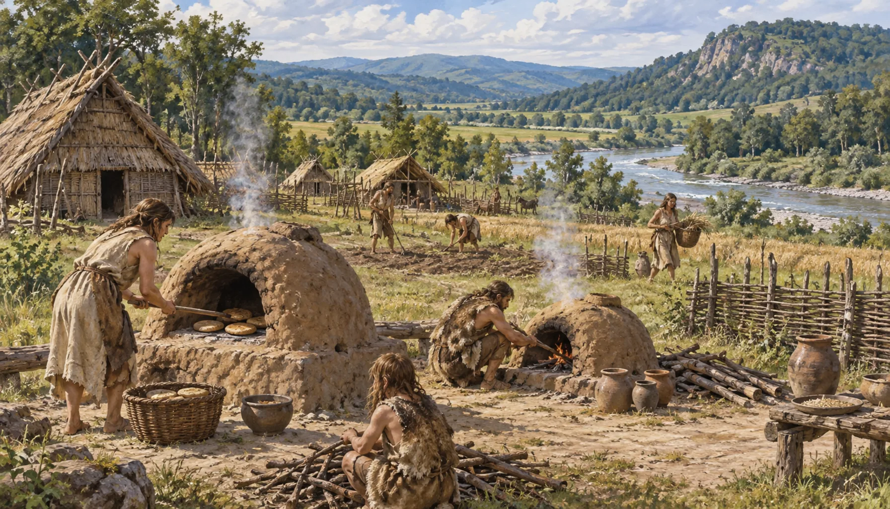 Ovens in the Lomnica valley