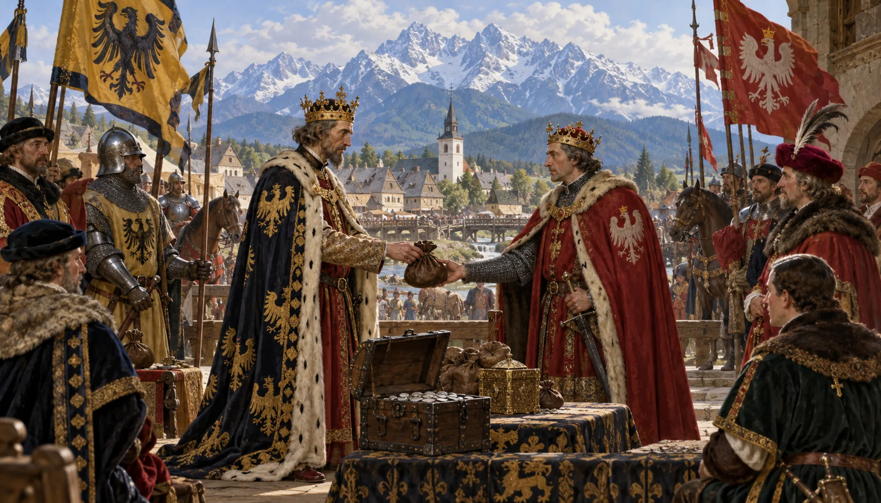 Pawned to Poland to pay for a war