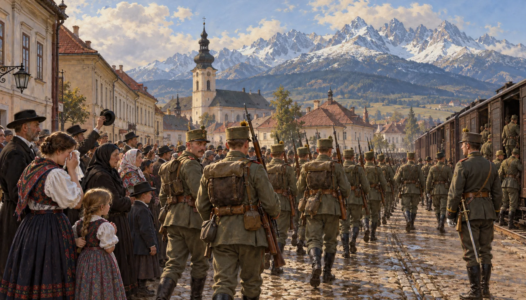 A war that stayed just over the mountains
