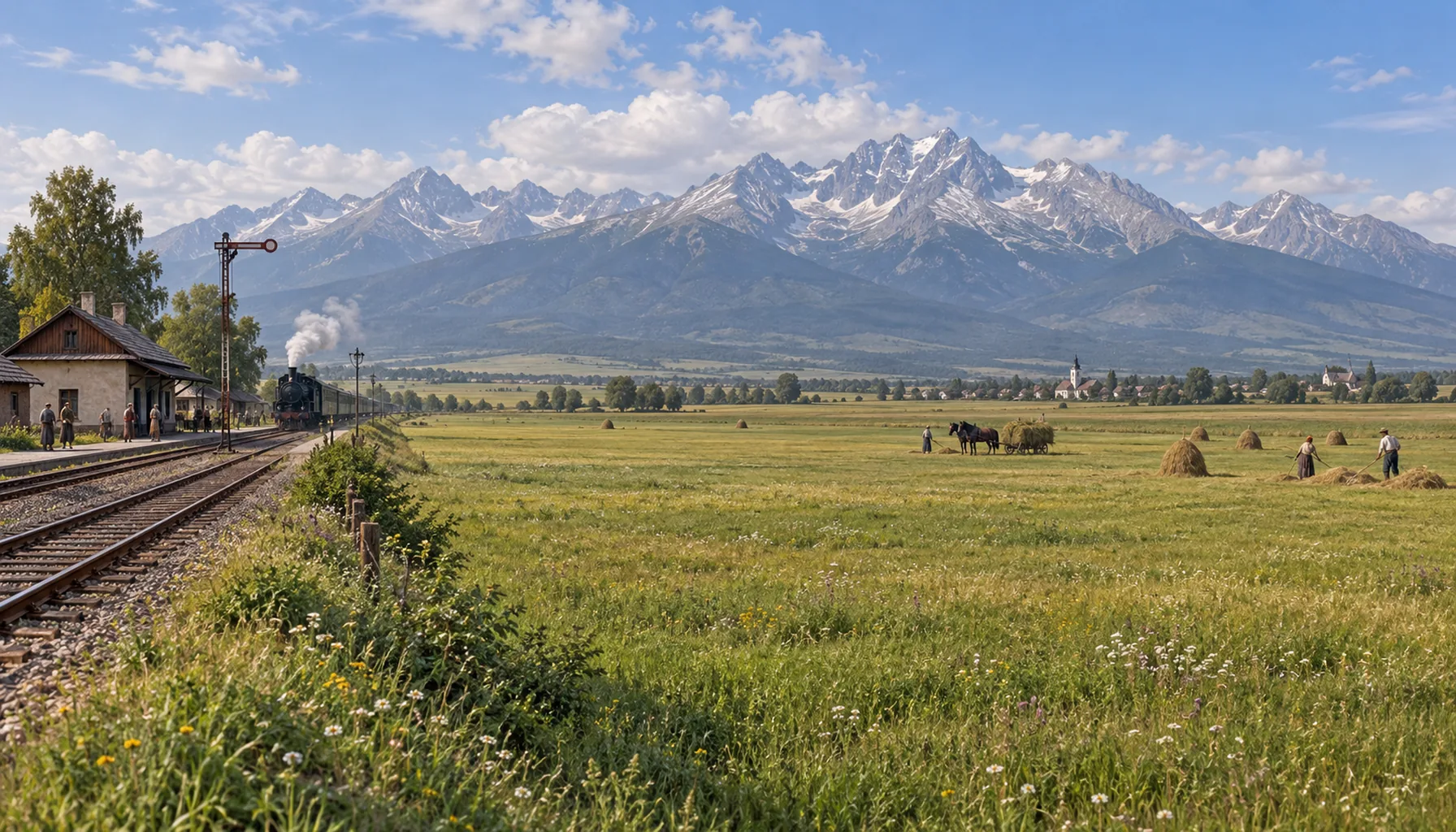 A company buys a meadow