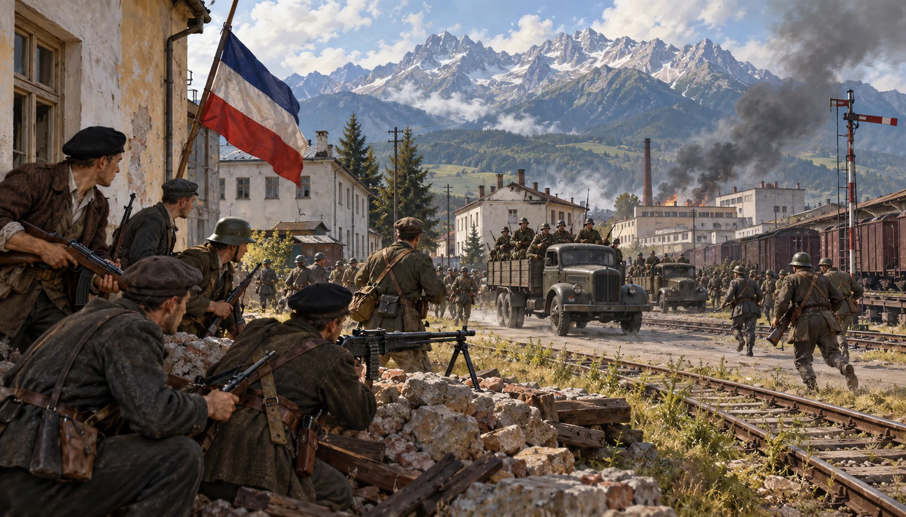 The uprising and the front