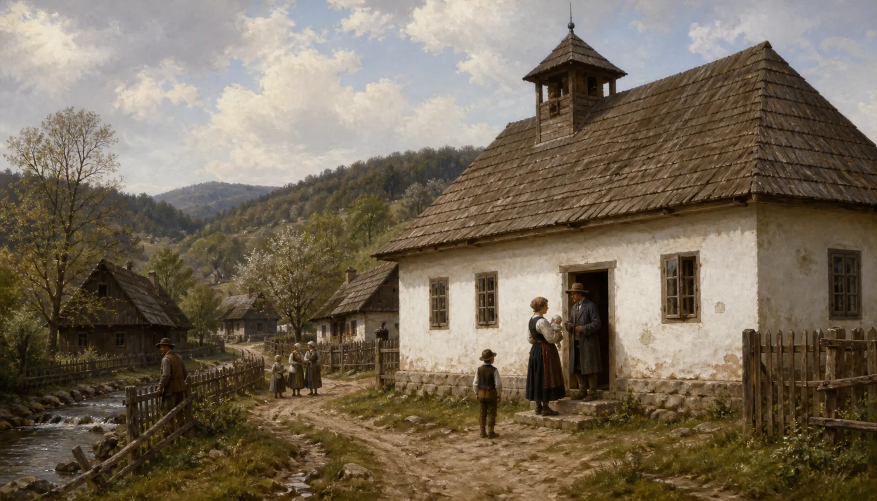 Štúr, born up the valley