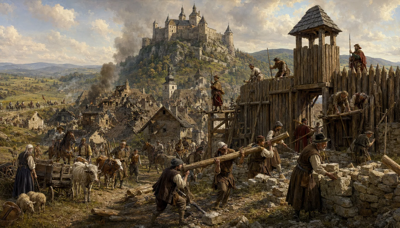 A raid, and then a wall