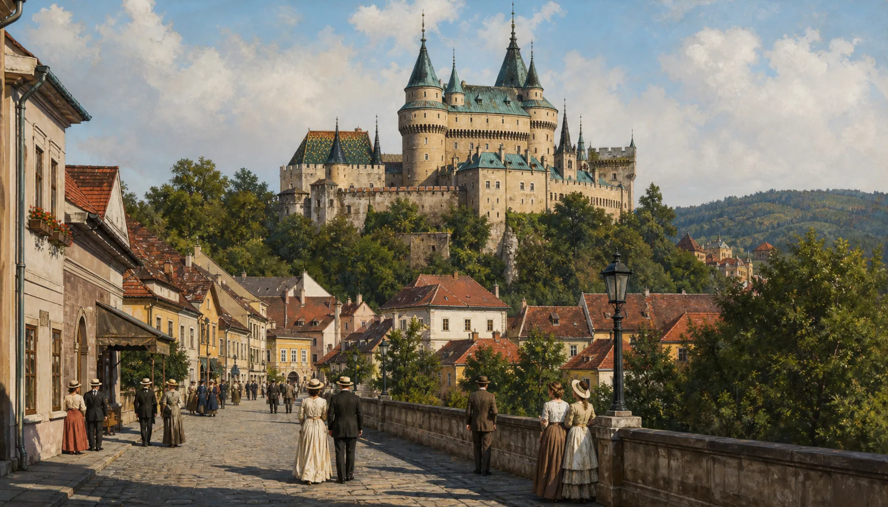 A town that lives on visitors