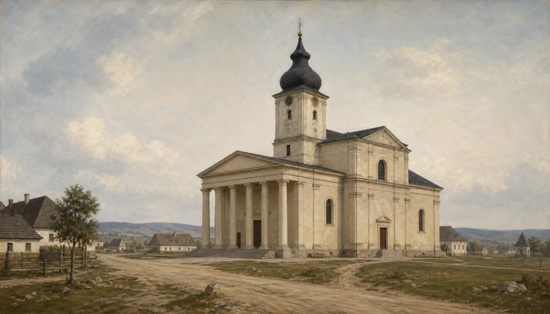 A bigger church and an emptier town