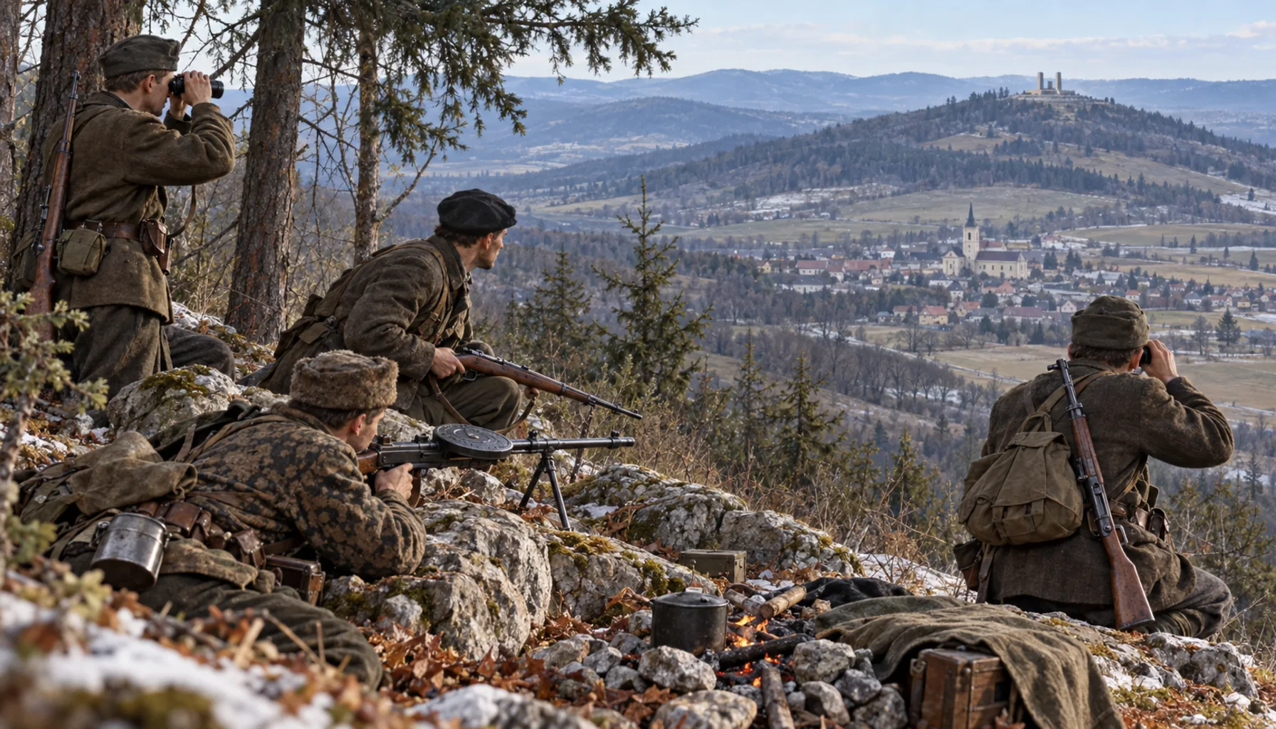 The partisans in the hills