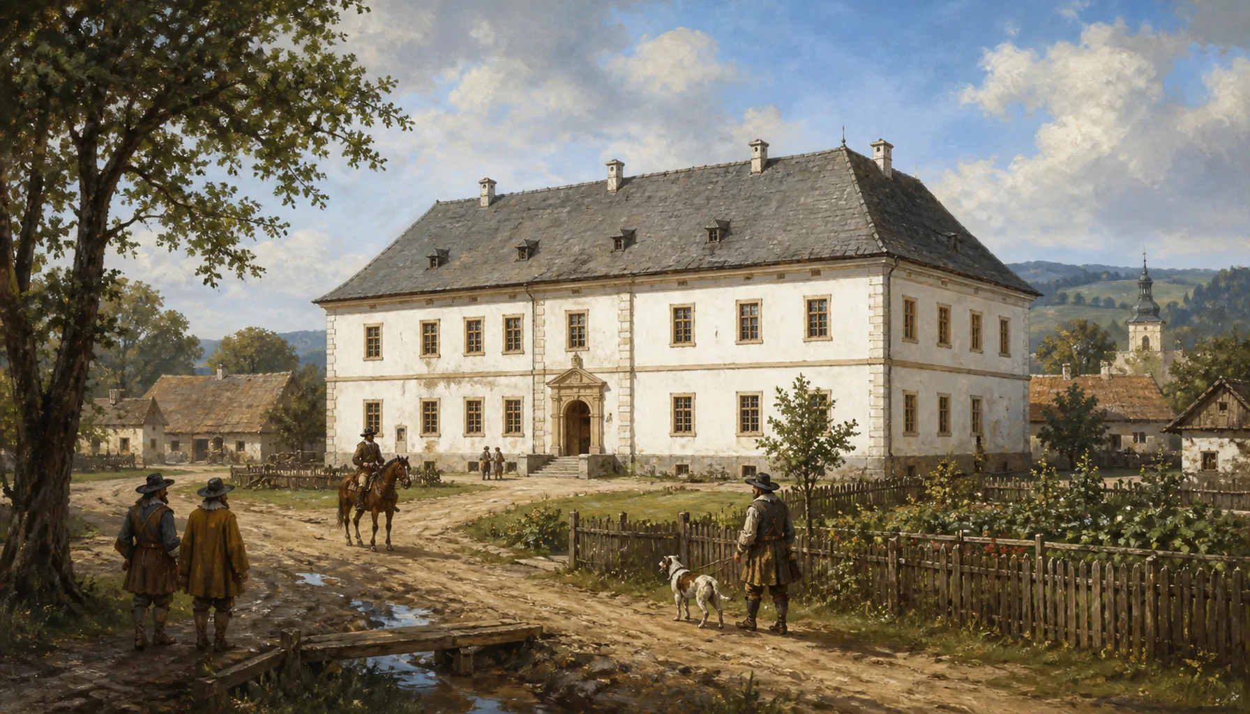 A manor house instead of a castle