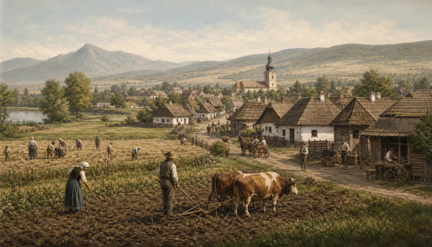 A farming village of 1,683 people