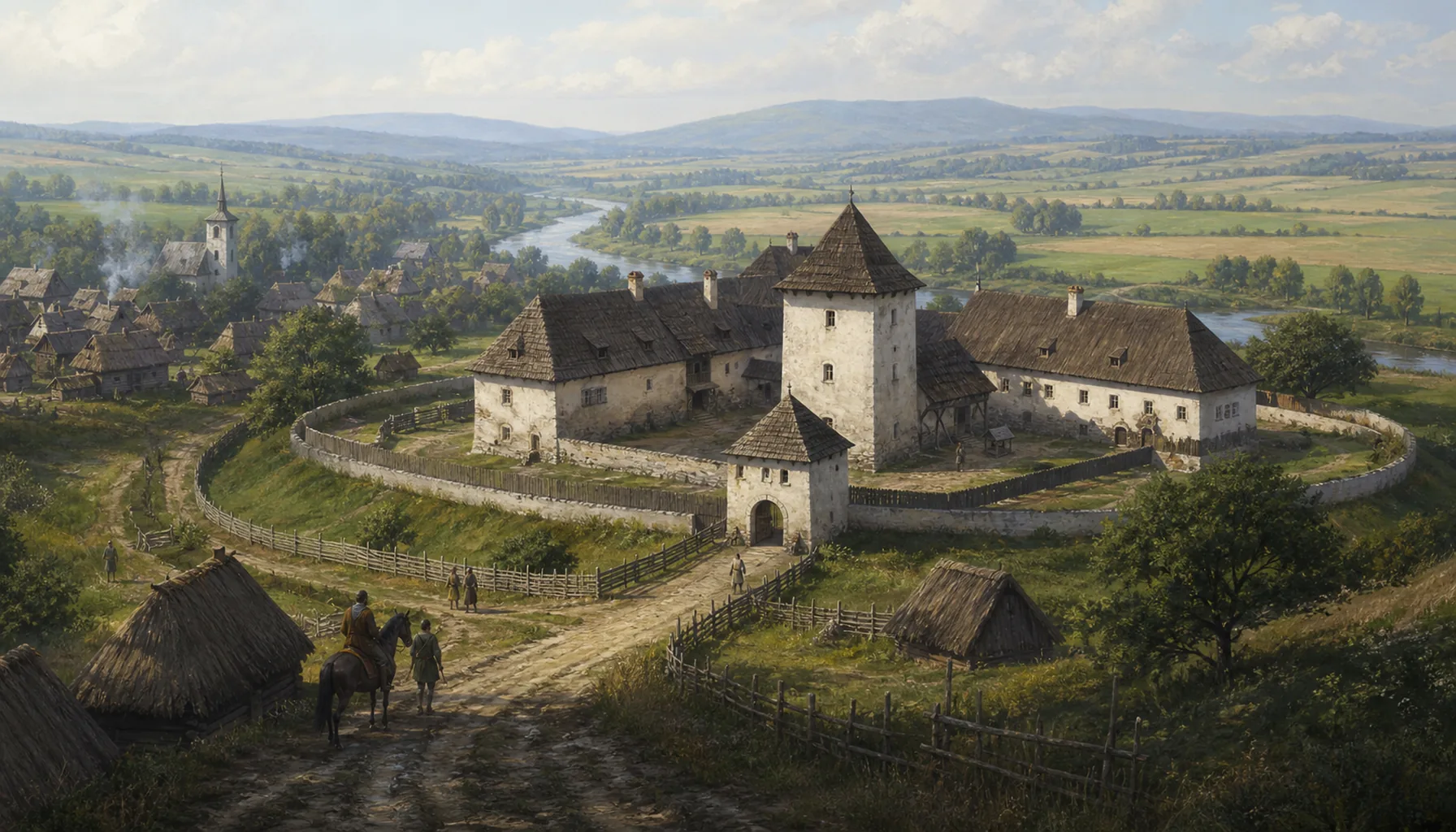 The castle appears in the records