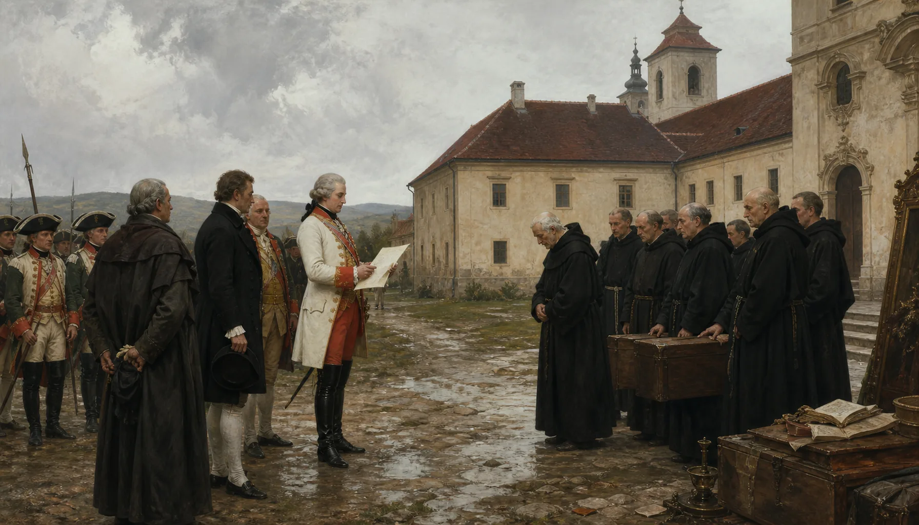 Joseph II closes the monastery