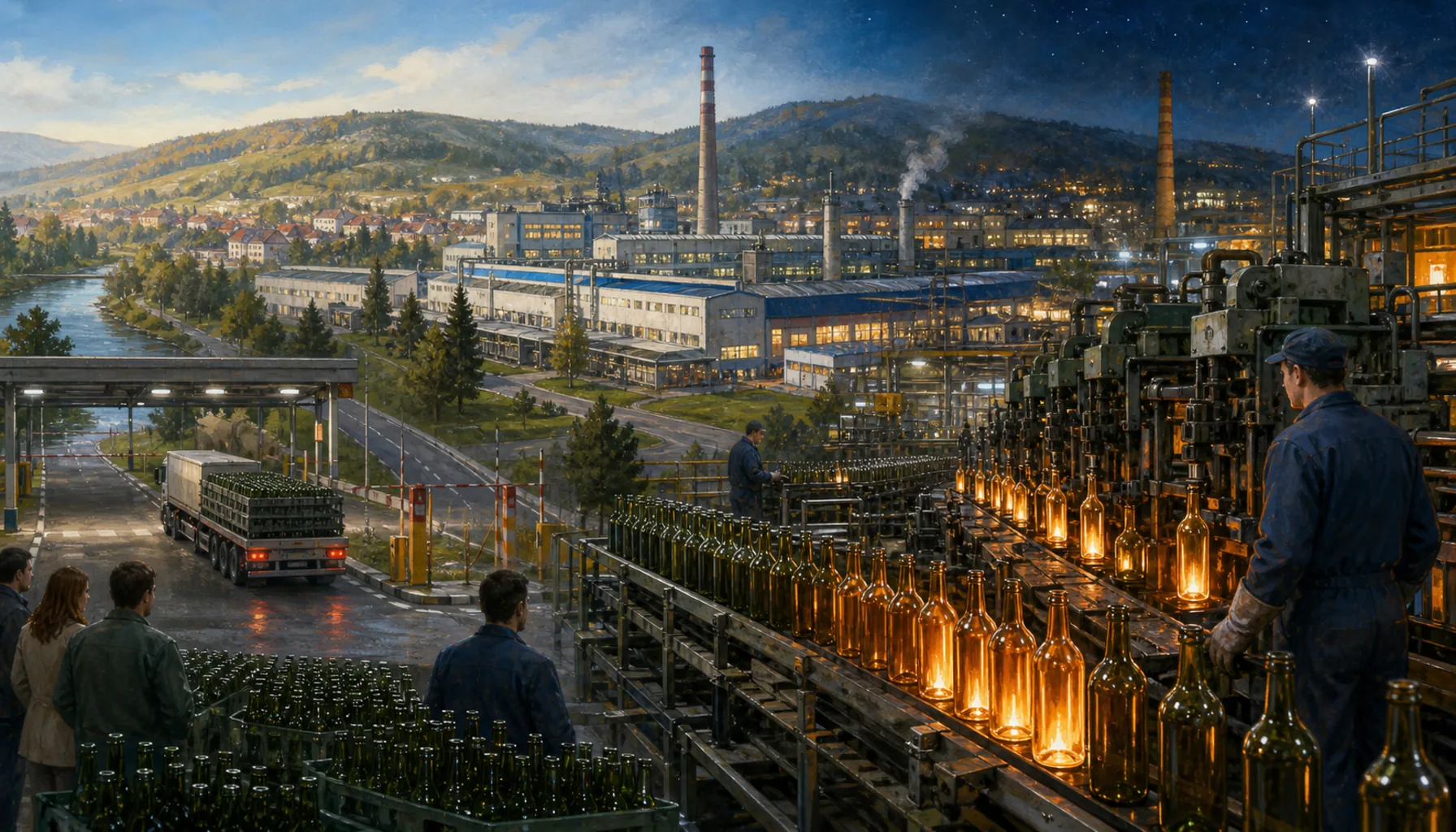 Swiss glass and an open border