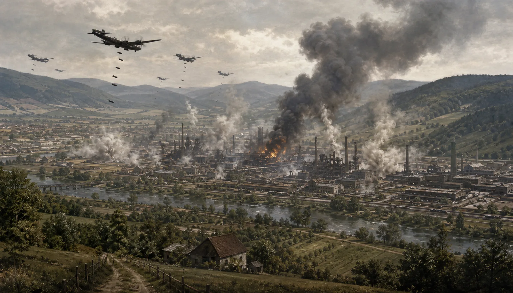 The bombing that explains the town