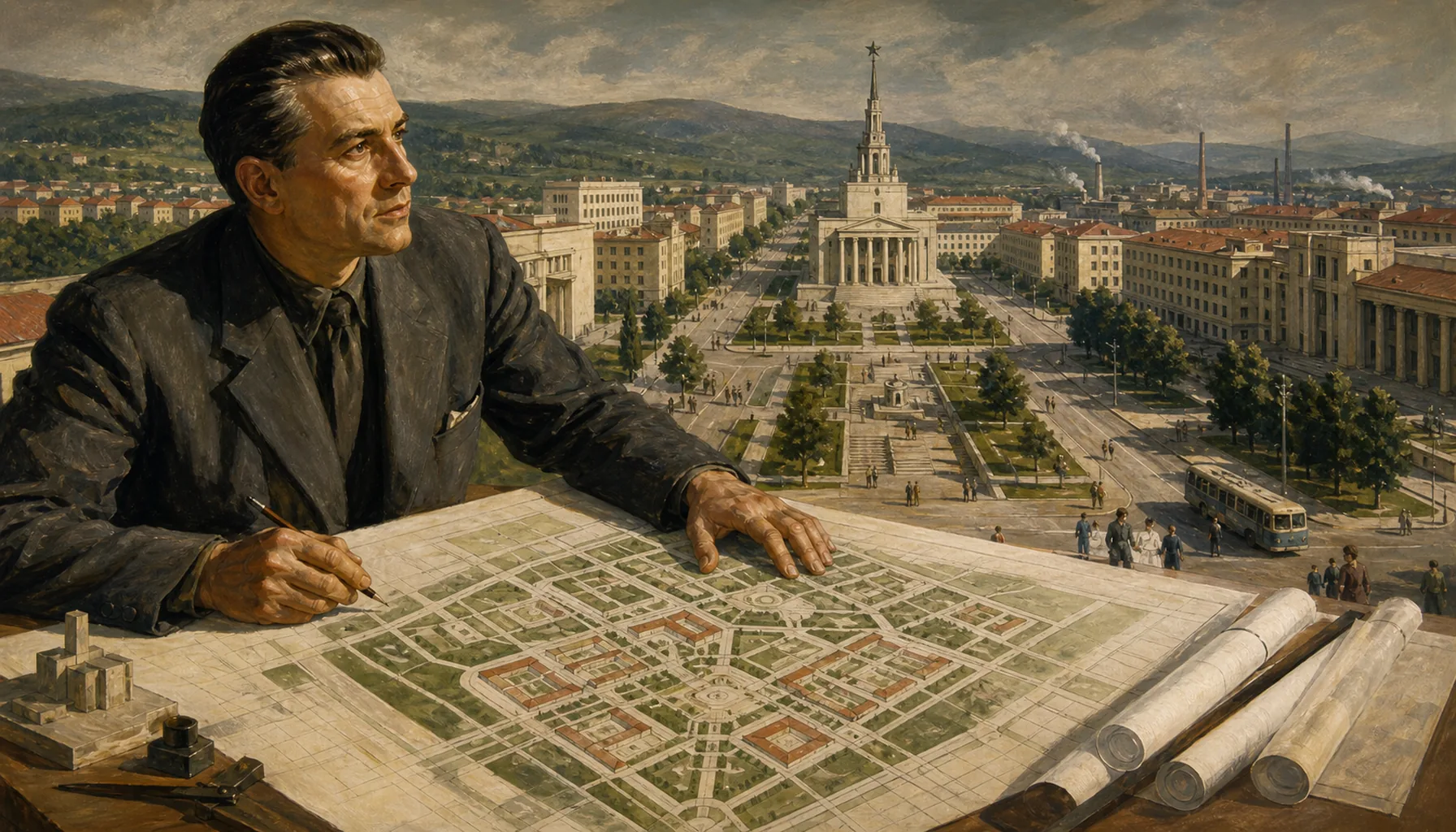 Jiří Kroha's plan