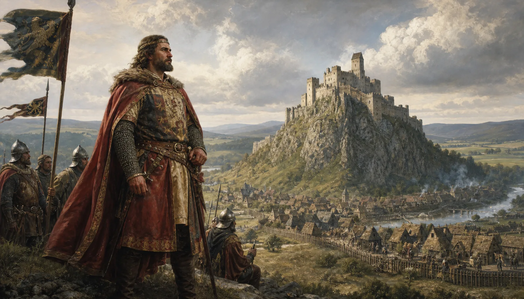 Matúš Čák, then a duke