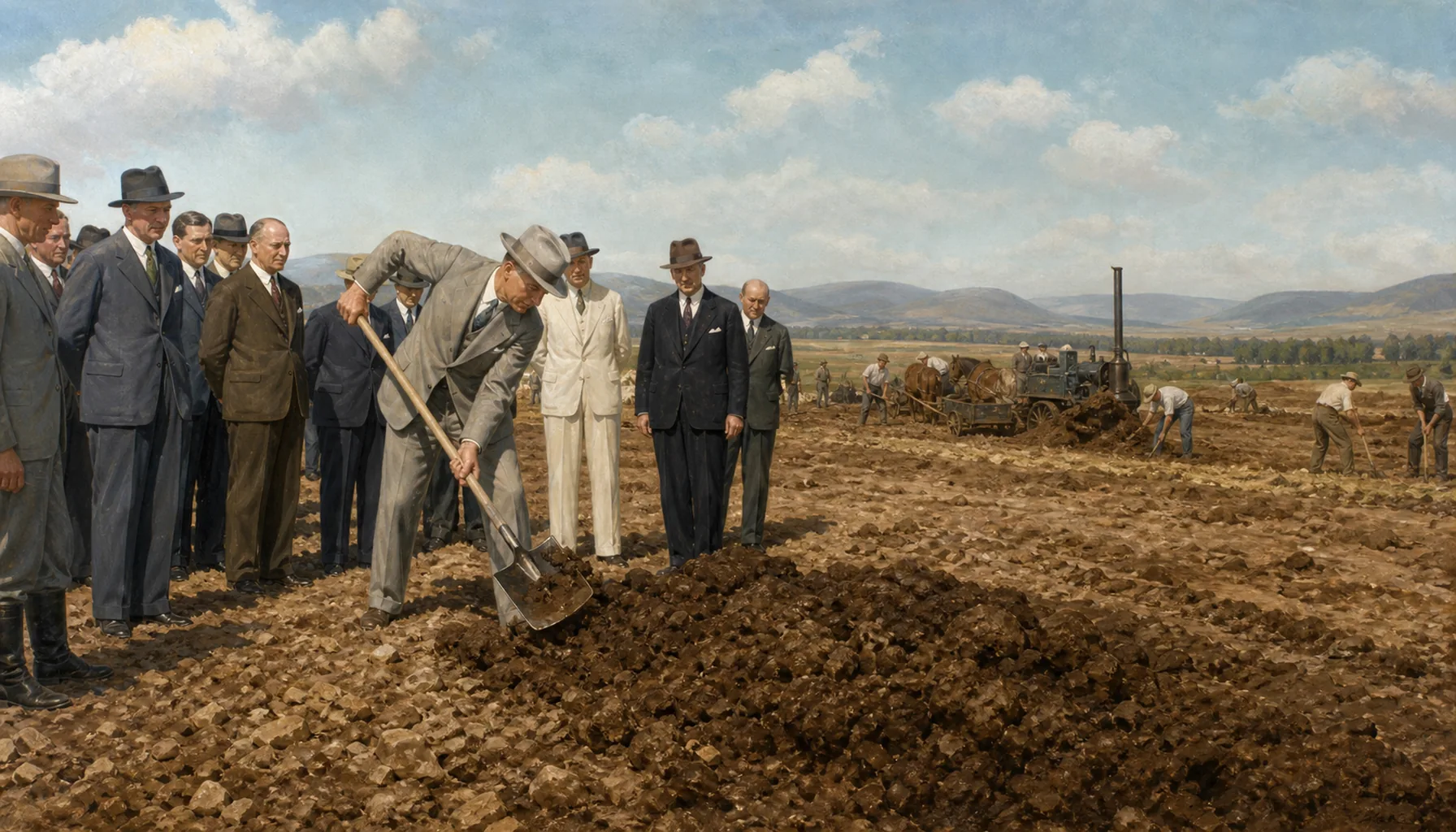 The first spade