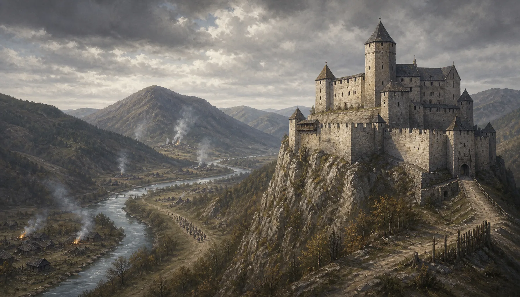 Stone castles, after the horsemen