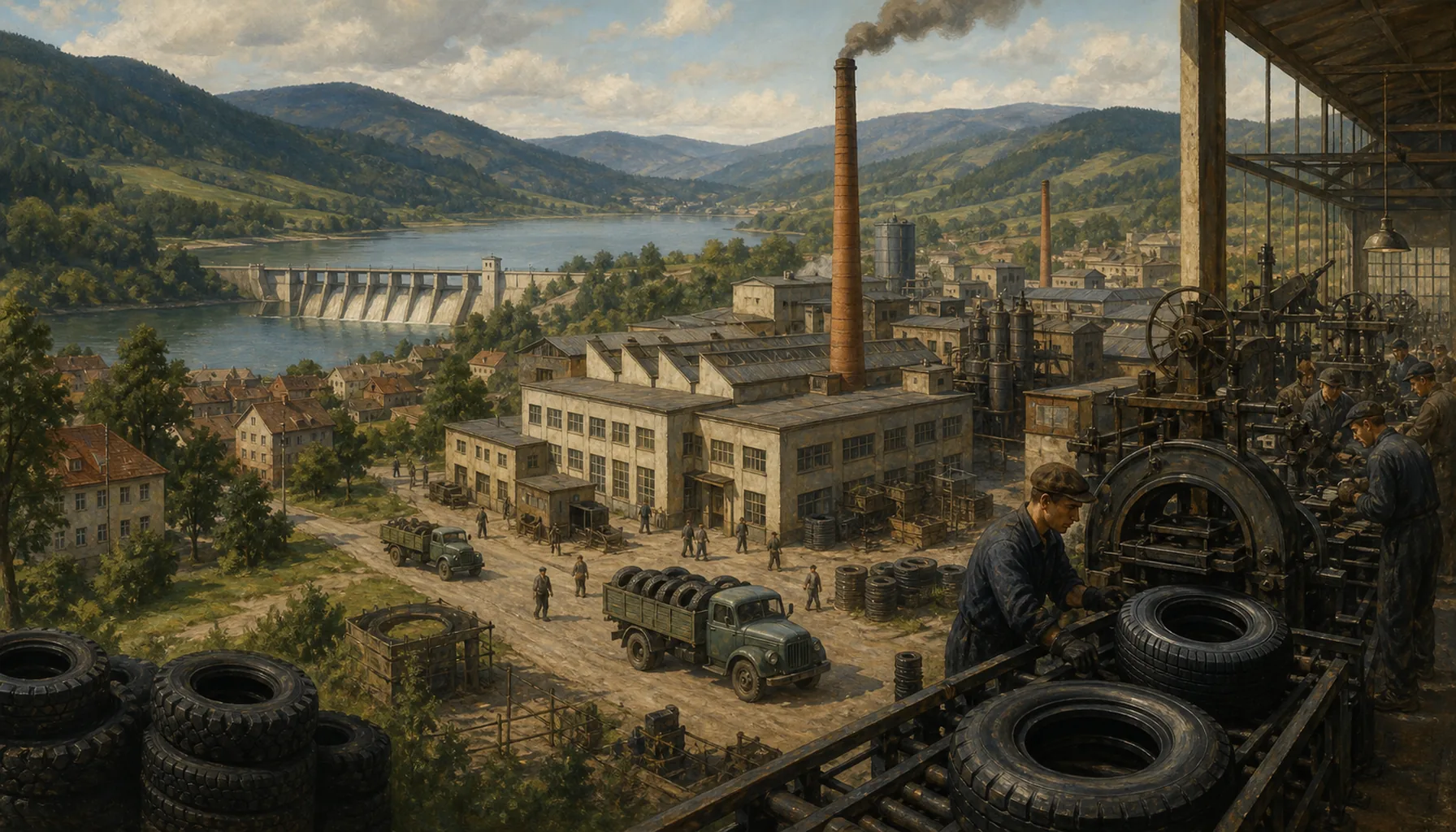 Tyres, and a dam called the Youth