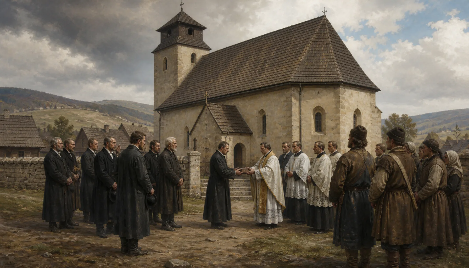The church changes hands