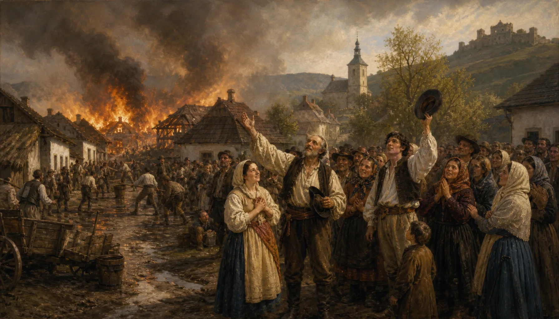 The year the town nearly burned