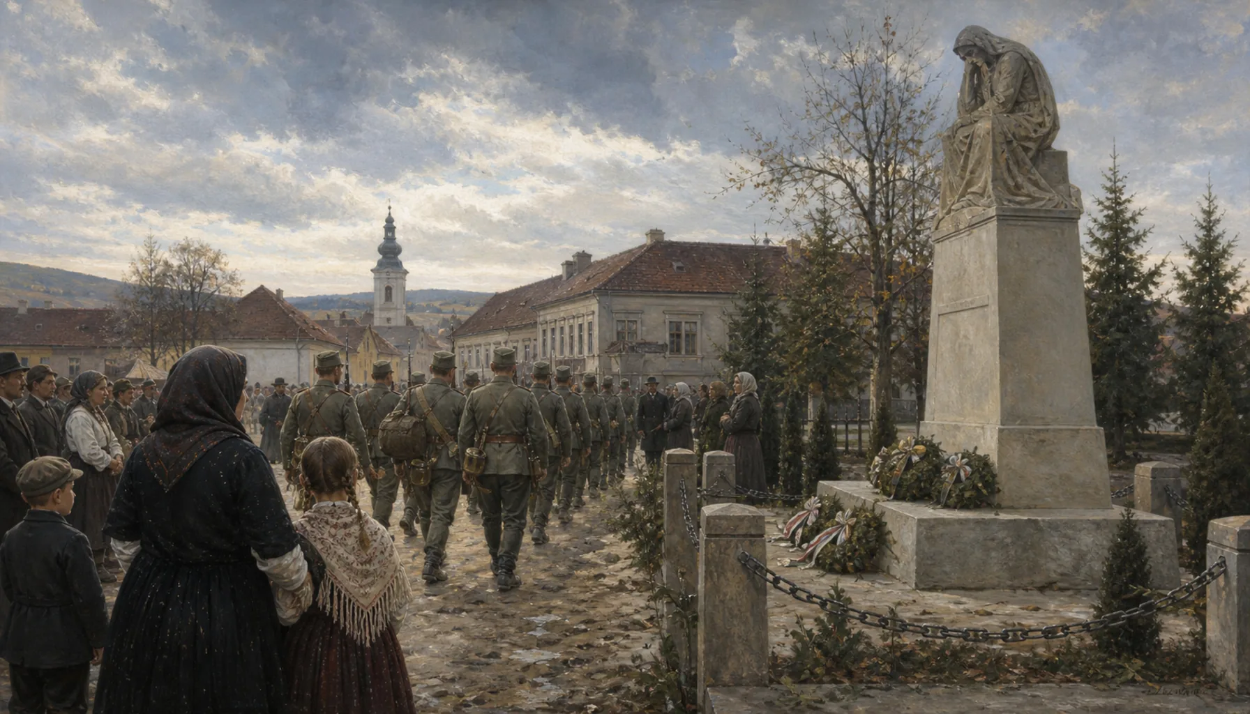 The war the town did not choose